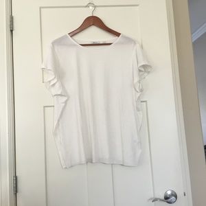 Plus size crinkled tee size 2x
